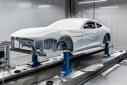 Use of robotics in car production