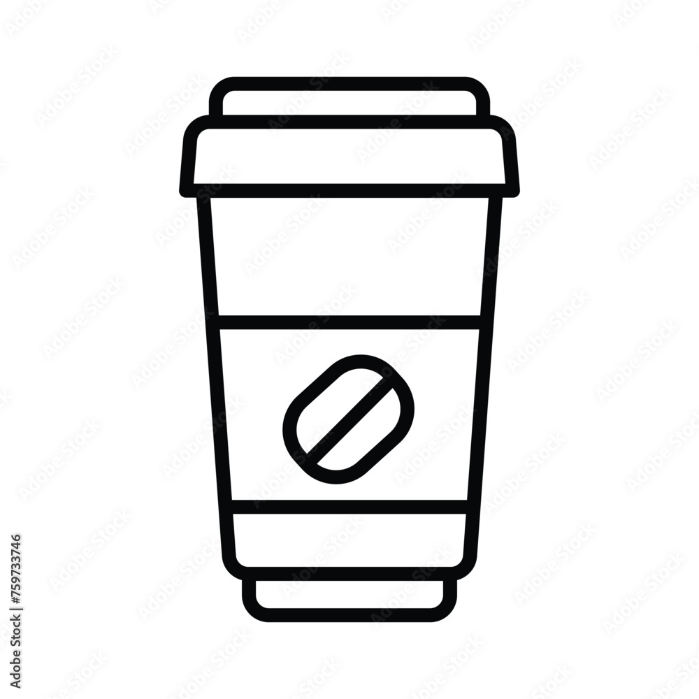 coffee cup icon vector template design flat and simple coffee cup icon vector template design flat and simple