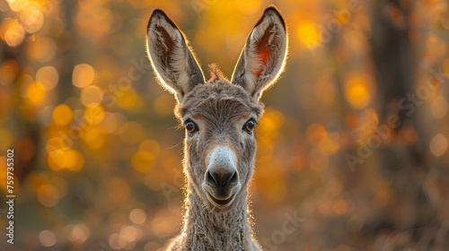 wildlife photography, authentic photo of a donkey in natural habitat, taken with telephoto lenses, for relaxing animal wallpaper and more