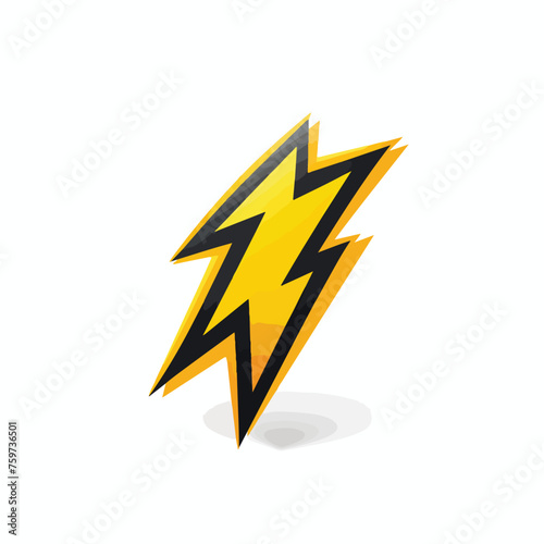 Electricity power symbol or icon vector design temp