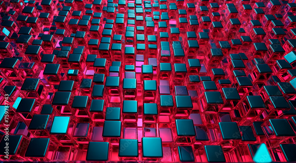 Obraz premium Abstract background with crystal prisms