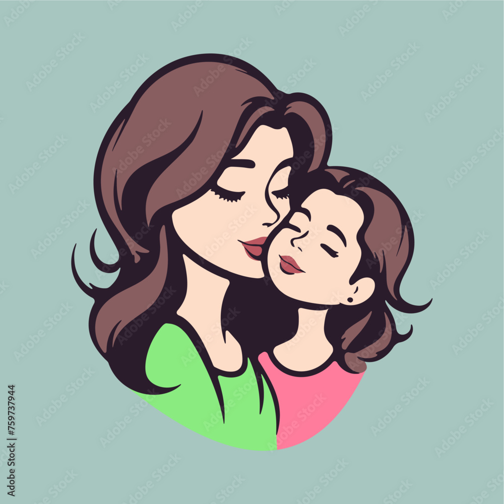kissing mom on mothers day ic... kissing mom on mothers day ic...