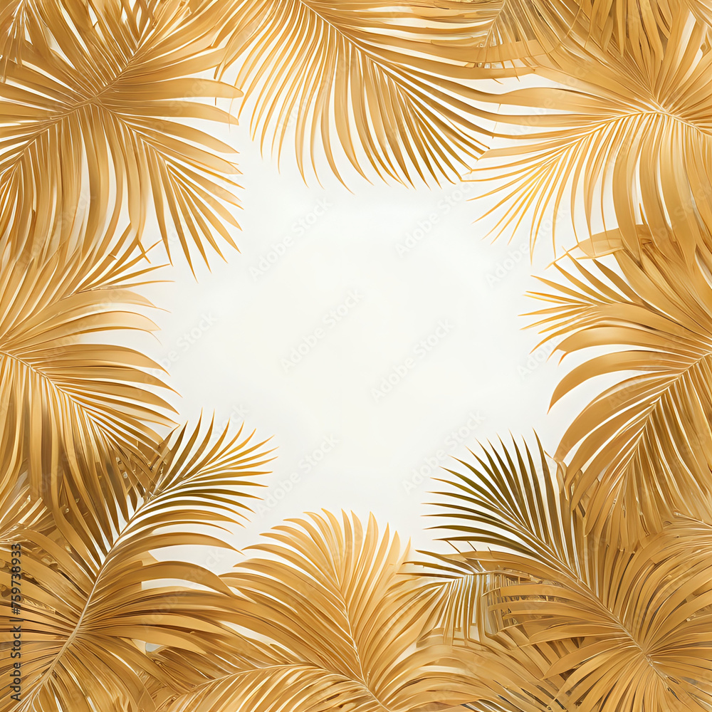 Obraz premium palm leave background