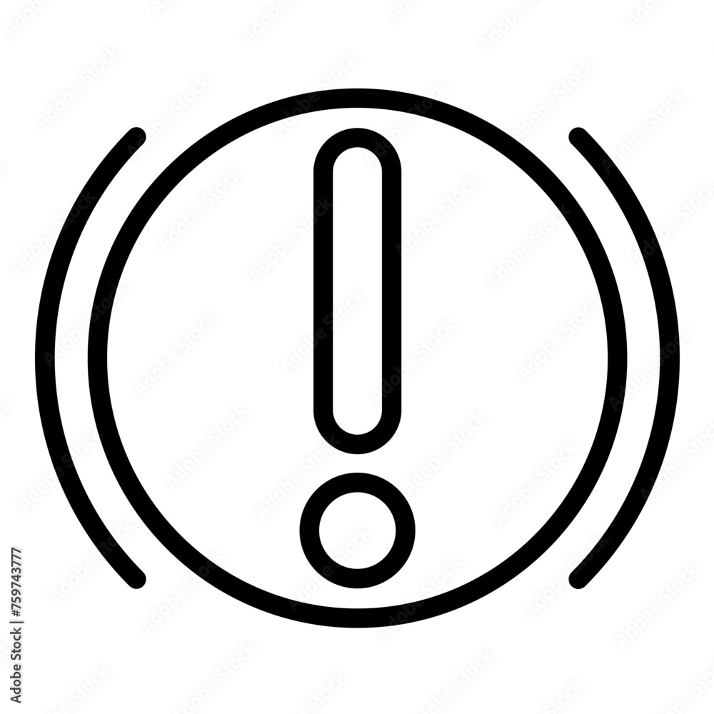 Vector Design Brake Light Icon Style Vector Design Brake Light Icon Style