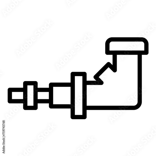 Vector Design Brake Master Cylinder Icon Style