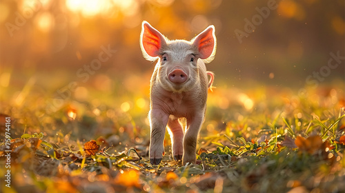 wildlife photography, authentic photo of a pig in natural habitat, taken with telephoto lenses, for relaxing animal wallpaper and more © elementalicious