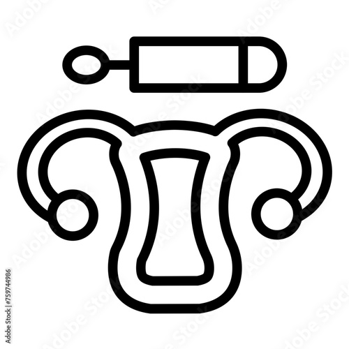 Vector Design Pap Smear Icon Style