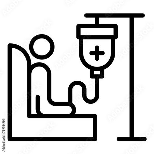 Vector Design Chemotherapy Icon Style