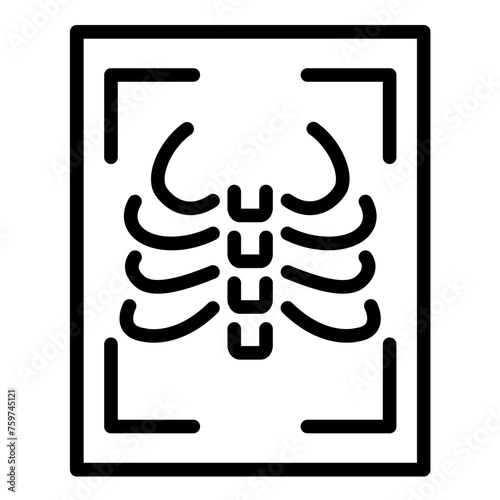 Vector Design X-ray Icon Style