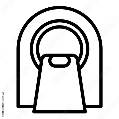 Vector Design CT Scan Icon Style