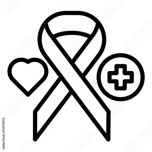 Vector Design Cancer Support Icon Style