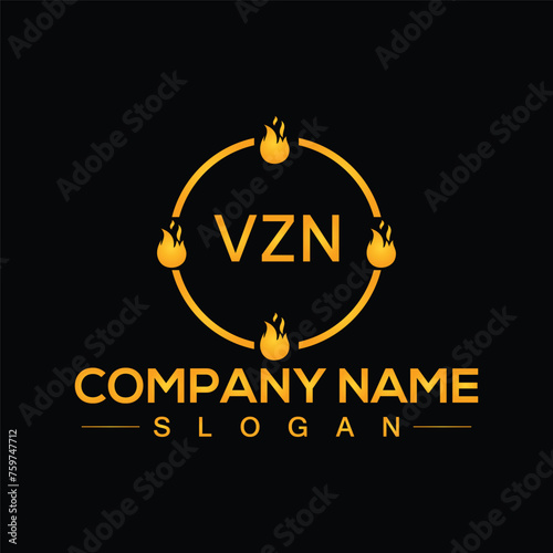Letter VZN Logo and monogram design for brand awareness