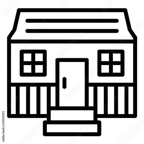 Vector Design Porch Icon Style