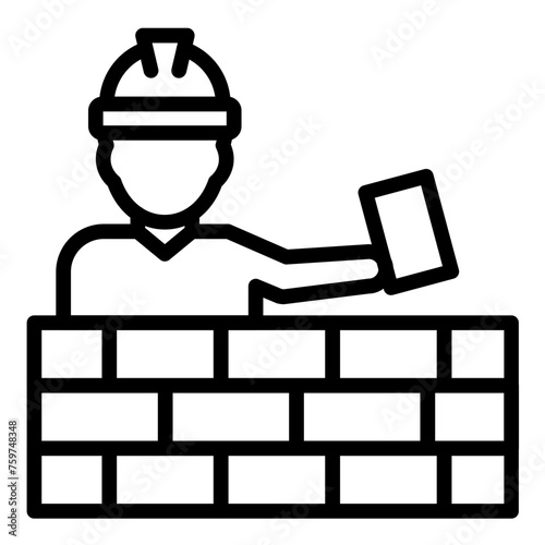 Vector Design Mason Icon Style