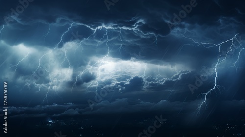 lightning in the night
