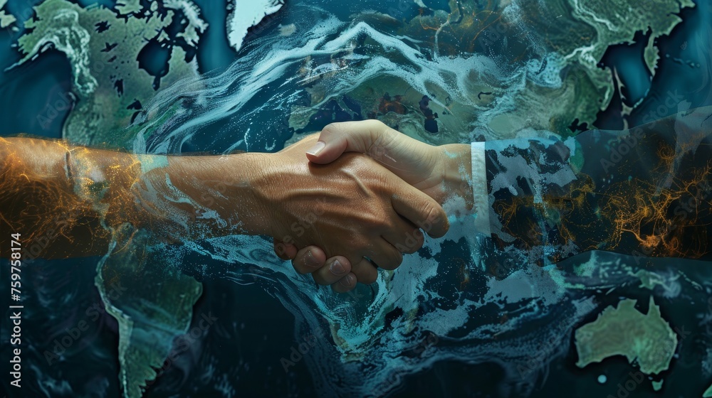 Global Partnership A Handshake Across the World's Waterways