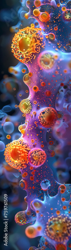 Microscopic Organism Cellular Structure © arhendrix