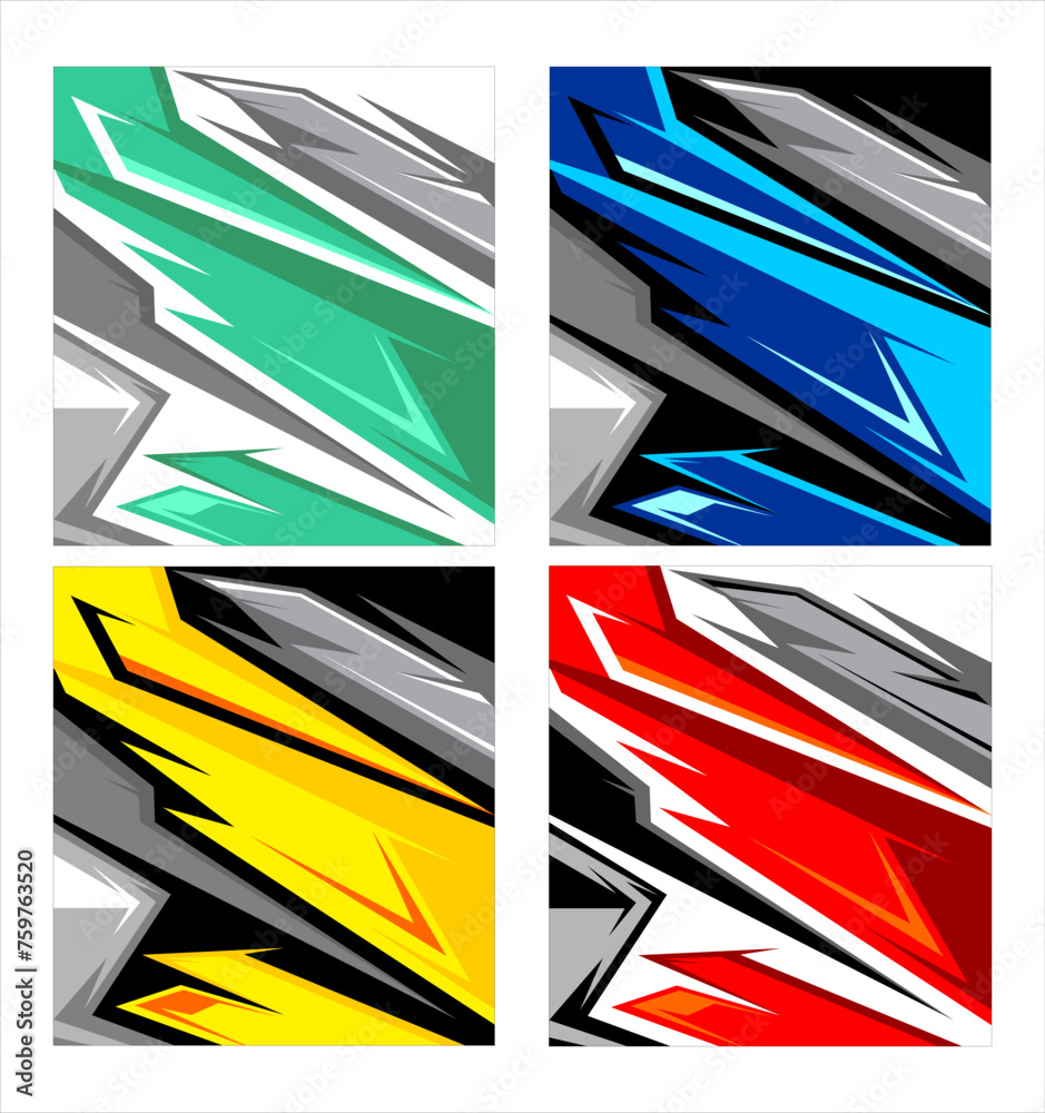template racing vector texture