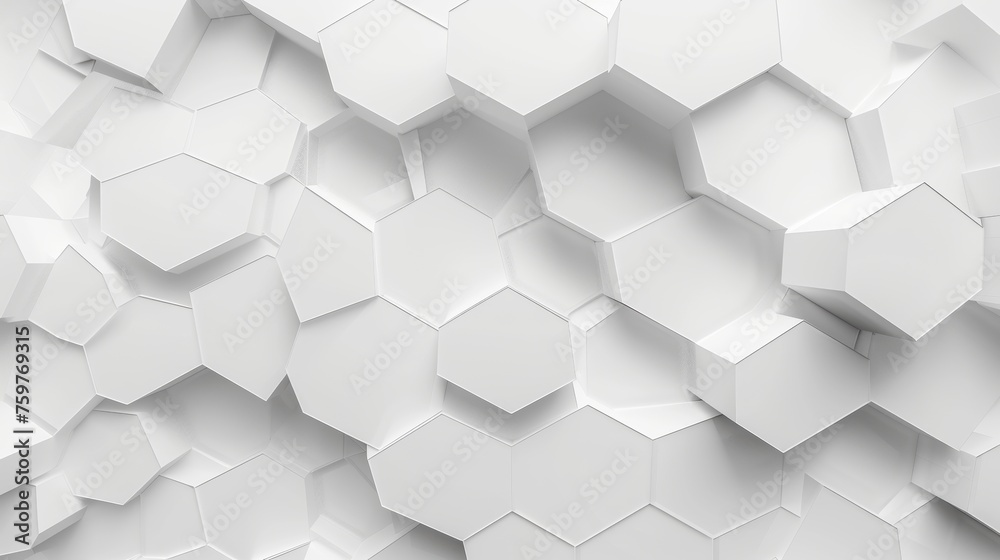 3D technology illustration with geometric shapes 3D technology illustration with geometric shapes