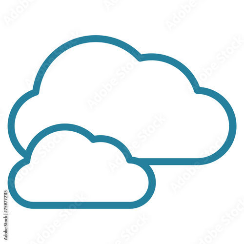 Cloud Icon Element For Design