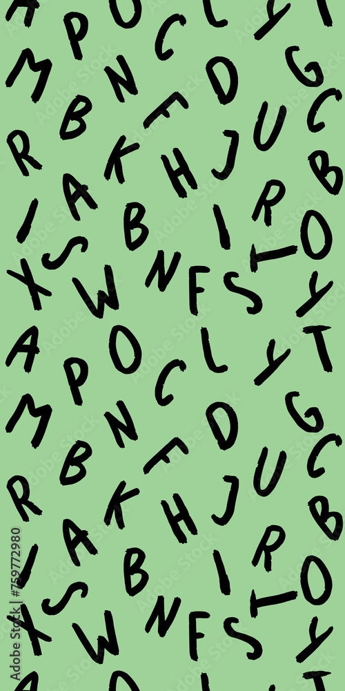 template with the image of keyboard symbols. set of letters. Surface template. pastel yellow green background. Vertical image. template with the image of keyboard symbols. set of letters. Surface template. pastel yellow green background. Vertical image.