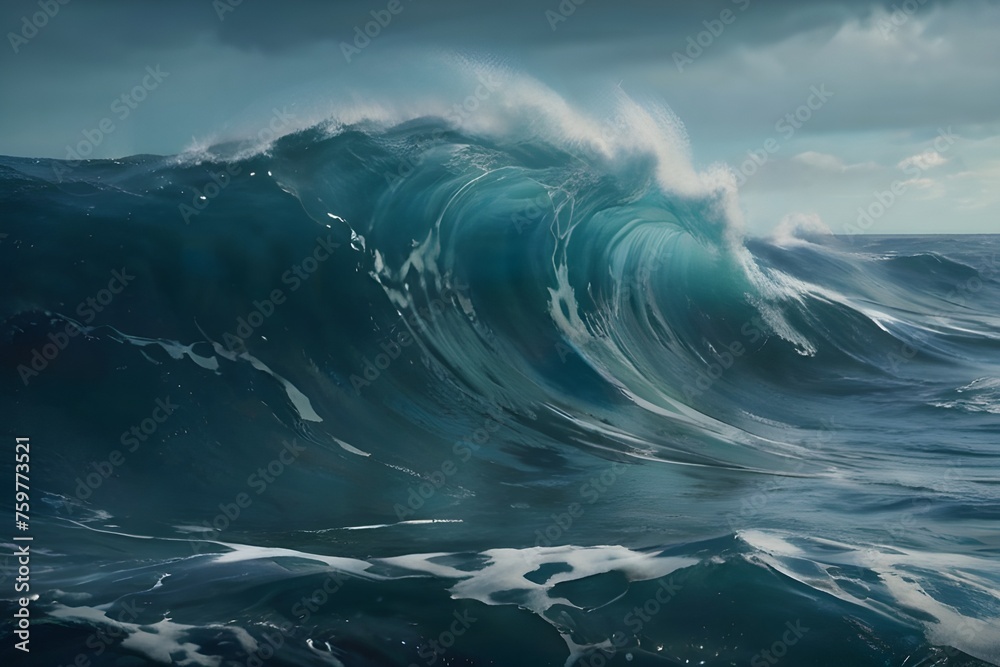 Fototapeta premium wave of the sea