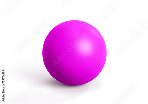 Pink spheres, transparent background