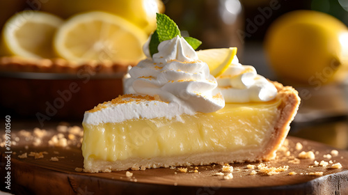 Torta de limão com creme (ID: 759780560)