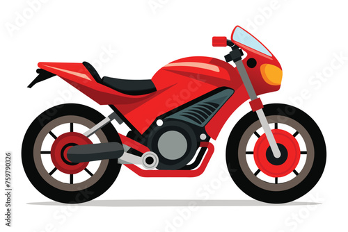 Thunderstride motorcycle vector illustration artwork