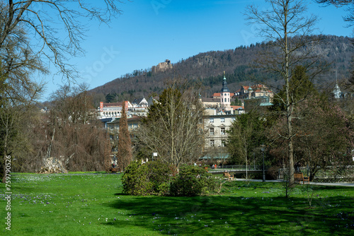 The Lichtentaler Allee in the spa park of Baden Baden _ Baden Baden, Baden Wuerttemberg, Germany. photo