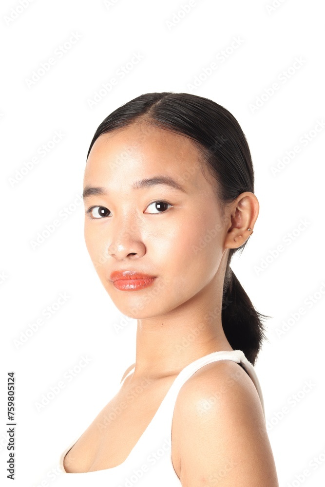 Young beautiful asian women