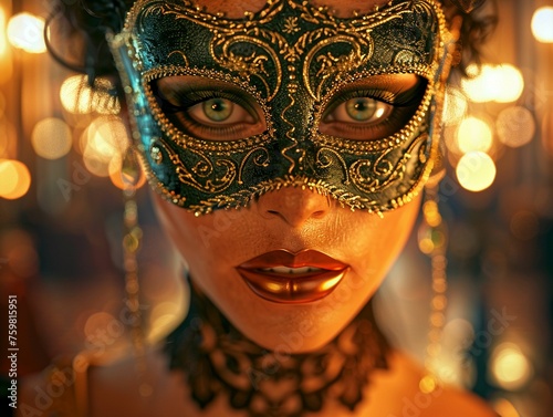 Masquerade Ball Intricate Mask