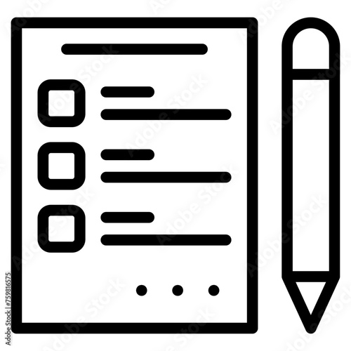 icon blank papper
