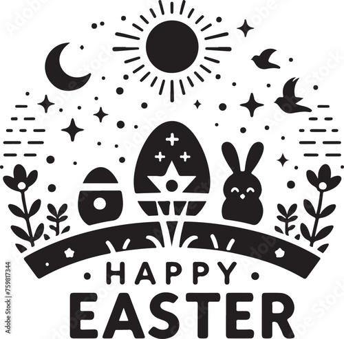 Best  Vector Design Ester icon illustration