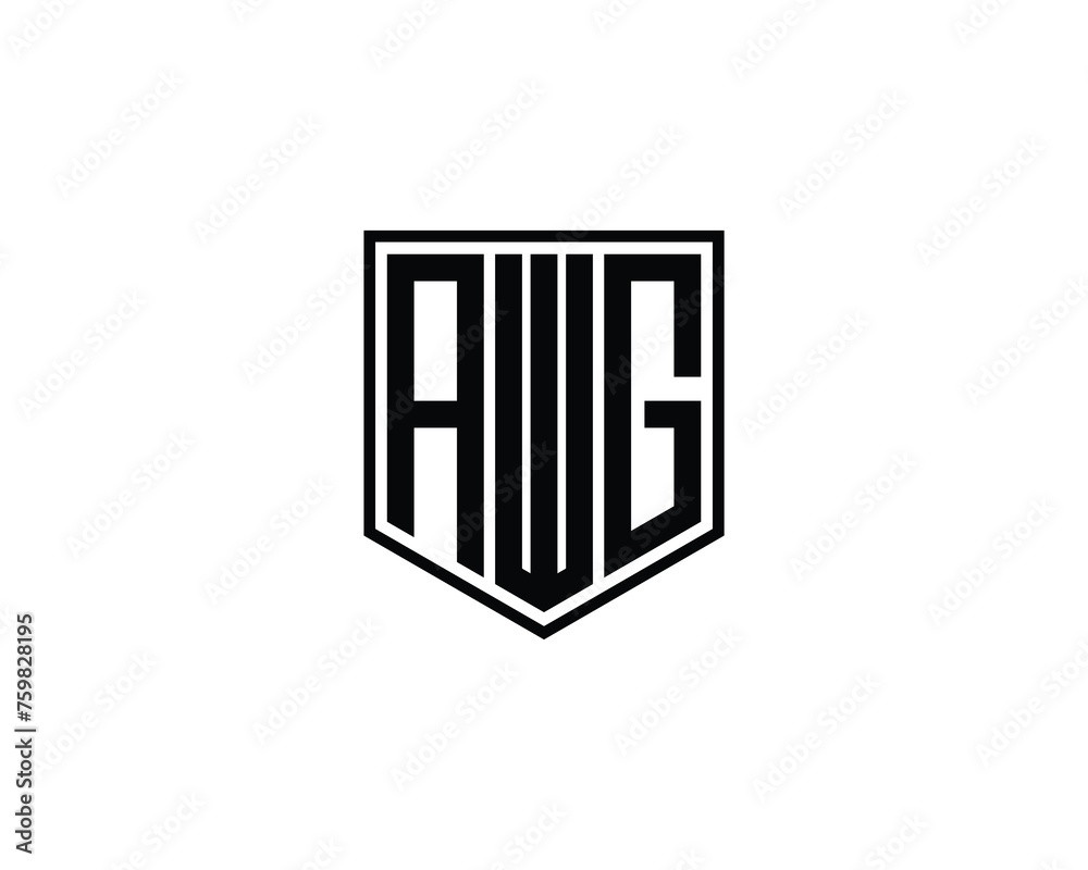 AWG Logo design vector template AWG Logo design vector template