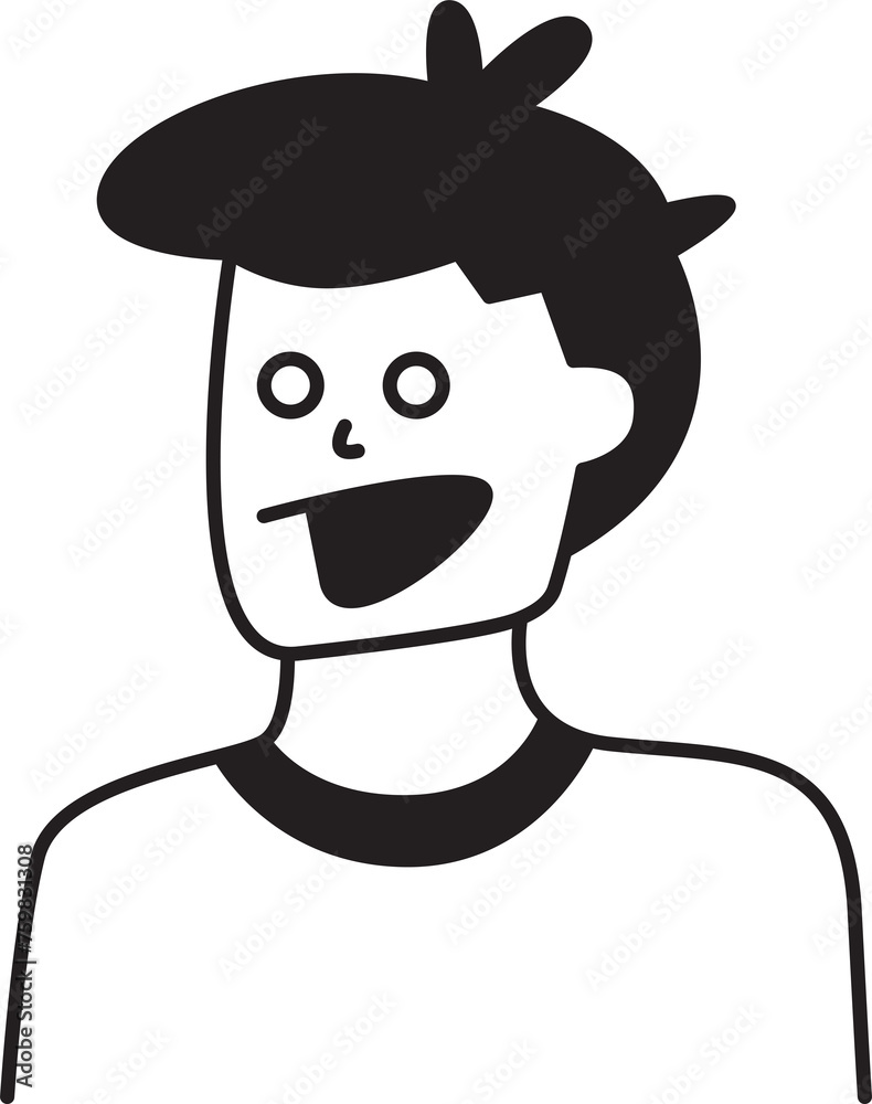 Boy Profile Character Boy Profile Character