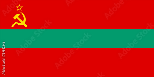 Flag of Transnistria (state) photo