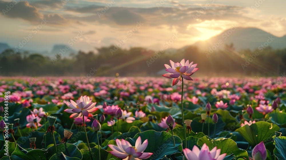 lotus lily Nymphaea pubescens opening,generative ai, lotus lily Nymphaea pubescens opening,generative ai,