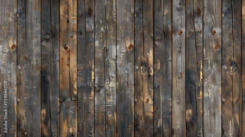 old wood background, Old wooden fence texture with vertical planks. Rustic weathered barn wood background with copy space. Textured natural material for design, architecture, and construction concept.