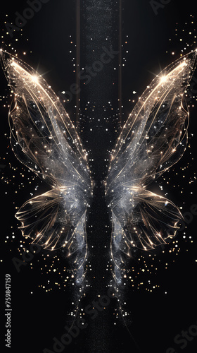 Butterfly wings that glow in the dark © nan