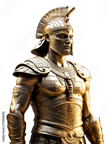 Golden statues in Egyptian style, various shapes, type 82