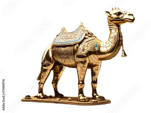 Golden statues in Egyptian style  various shapes  type 48