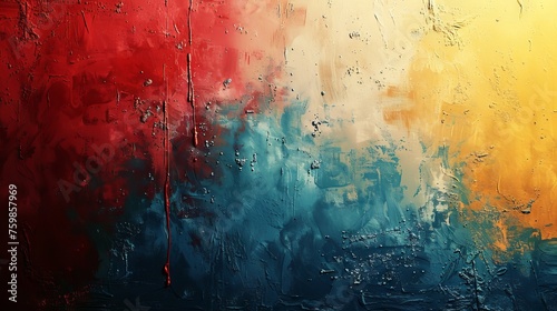 An artistic abstraction with a color gradient from cool blue to warm red, simulating the meeting of fire and ice. Banner