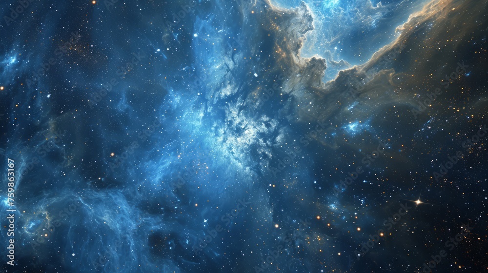 Cosmos with stars, nebula and galaxies, abstract space background
Cosmos with stars, nebula and galaxies, abstract space background