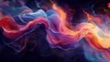 A colorful, swirling mass of light