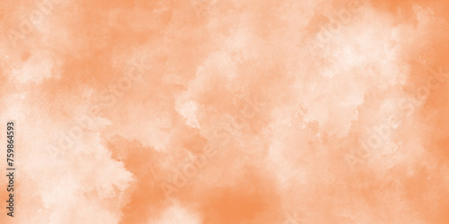 abstract watercolor painting textured on white paper background,Soft orange watercolor background.Background with selective focus and copy space,v,