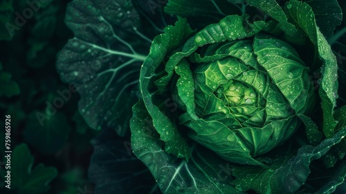 Close-up of a green leafy vegetable