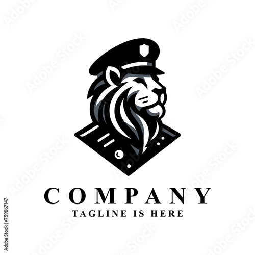 Lion military logo: Conveys courage, strength, and valor, representing the fearless and noble spirit of armed forces.