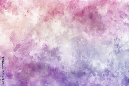 Dreamy cloudscape in soft pink and lavender hues.