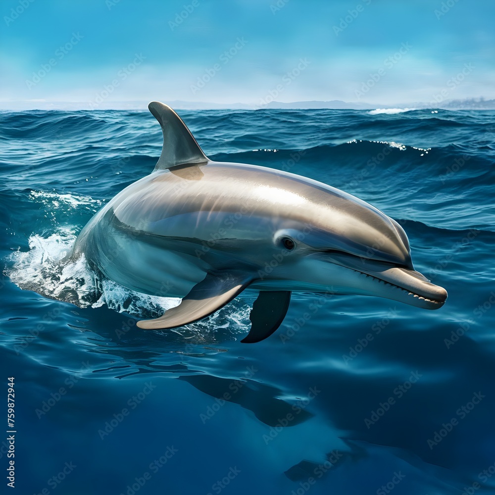 Obraz premium Picture of a Dolphin.